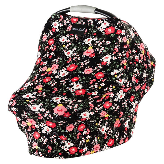 Milk Snob Nursing Cover/Baby Car Seat Canopy- Peony